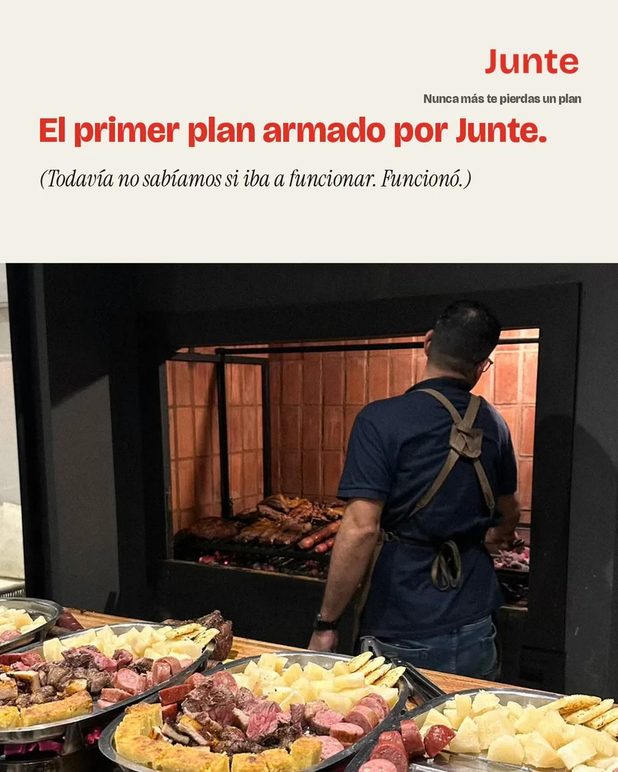 El primer plan armado por Junte